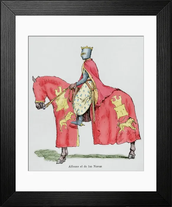 Framed Print : Alfonso VIII of Castile (1155-1214). King of Castile Framed Print : Alfonso VIII of Castile (1155-1214). King of Castile