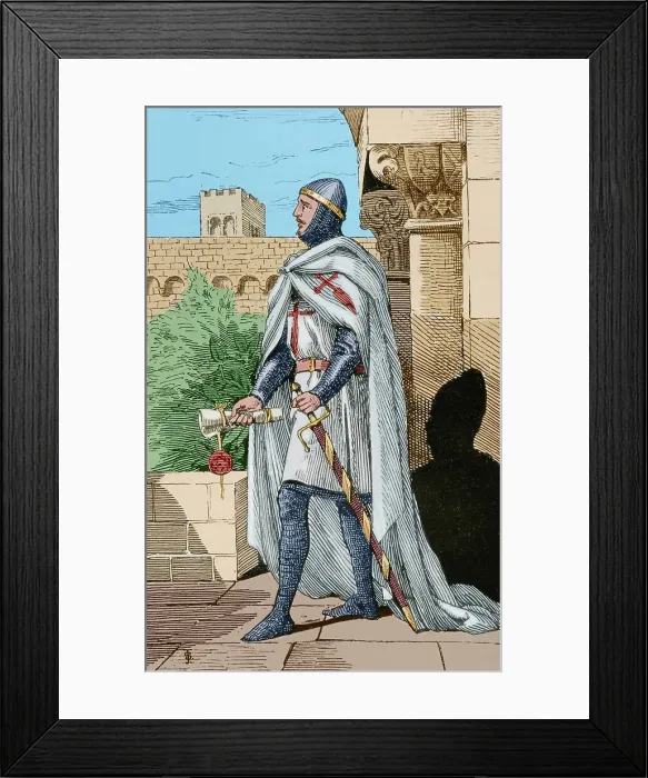 Framed Print : Knight of the Order of Santiago. Engraving Framed Print : Knight of the Order of Santiago. Engraving