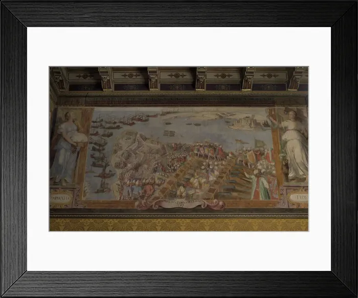 Framed Print : Take of the Fort of Saint Elmo (June 23, 1565) Framed Print : Take of the Fort of Saint Elmo (June 23, 1565)