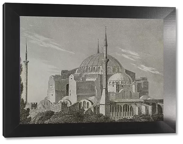 Turkey. Constantinople (today Istanbul). Hagia Sophia