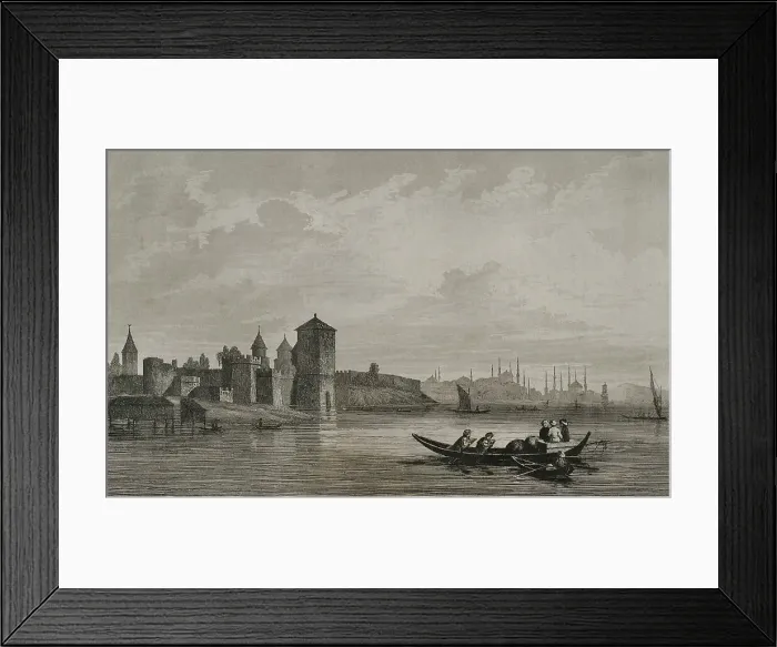 Framed Print : Turkey. Constantinople. Yedikule Fortress Framed Print : Turkey. Constantinople. Yedikule Fortress