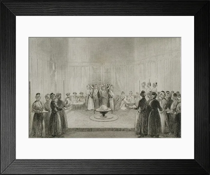 Framed Print : Turkey. Constantinople. Iftar or dinner of Grand Vizier Framed Print : Turkey. Constantinople. Iftar or dinner of Grand Vizier