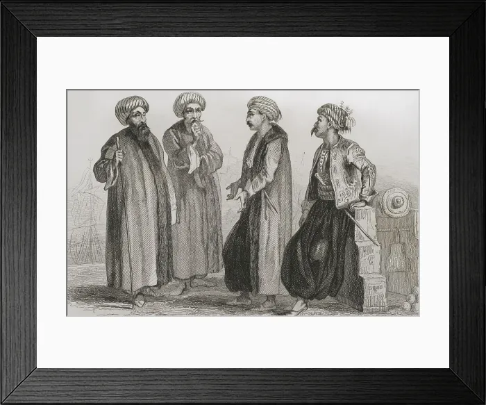 Framed Print : Turkey - Vice Admiral, Captain, Navy Officer and Sailor Framed Print : Turkey - Vice Admiral, Captain, Navy Officer and Sailor