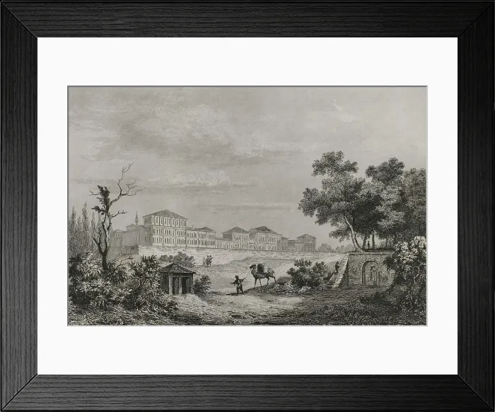 Framed Print : Burial ground or Champs des Morts Barracks at Pera Framed Print : Burial ground or Champs des Morts Barracks at Pera