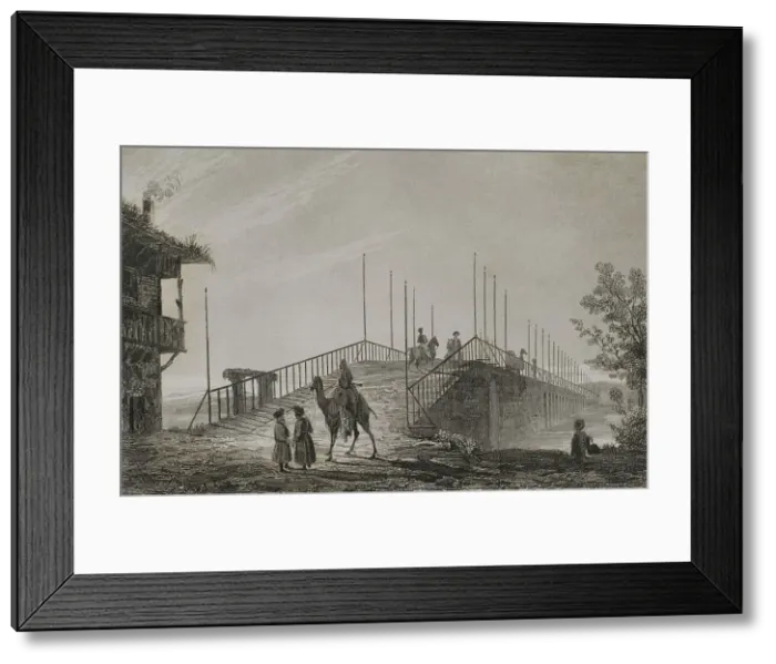 Framed Print : Turkey. Istanbul. Small Bridge (Kutchuk Tchekmedje) Framed Print : Turkey. Istanbul. Small Bridge (Kutchuk Tchekmedje)