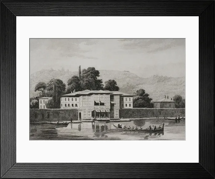 Framed Print : Constantinople. Kiosk of the Grand Seigneur at Bebek Framed Print : Constantinople. Kiosk of the Grand Seigneur at Bebek
