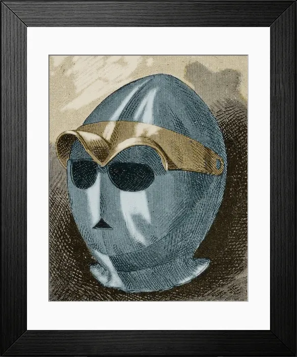 Framed Print : Spanish sallet. Engraving. Museo Militar, 1883 Framed Print : Spanish sallet. Engraving. Museo Militar, 1883