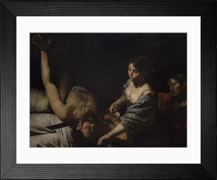 Framed Print : Judith and Holofernes, 1624, by Valentin de Boulogne Framed Print : Judith and Holofernes, 1624, by Valentin de Boulogne