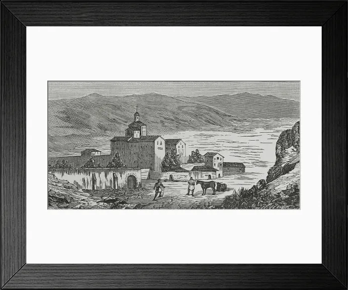 Framed Print : Spain, province of Valencia. Porta Coeli Charterhouse Framed Print : Spain, province of Valencia. Porta Coeli Charterhouse