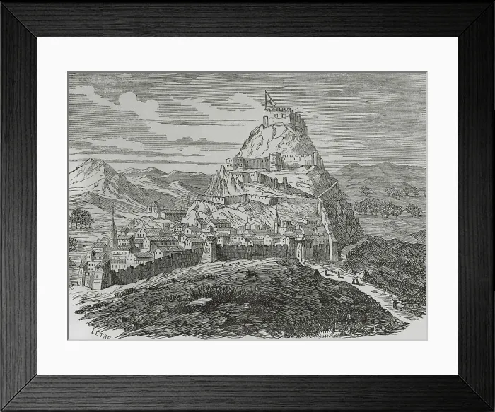 Framed Print : Spain, Castellon province, Morella. Panorama Framed Print : Spain, Castellon province, Morella. Panorama