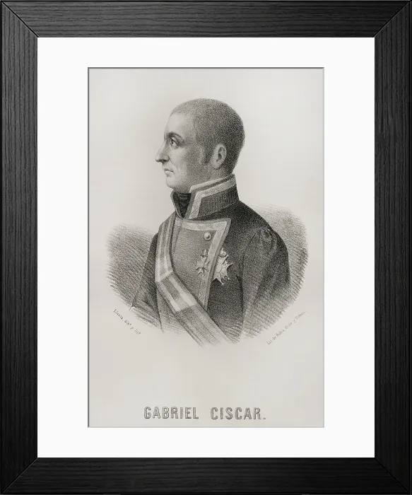 Framed Print : Gabriel Ciscar y Ciscar (1760-1829). Spanish mariner Framed Print : Gabriel Ciscar y Ciscar (1760-1829). Spanish mariner