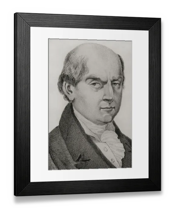 Framed Print : John Adams (1735-1826). 2nd president of the USA Framed Print : John Adams (1735-1826). 2nd president of the USA