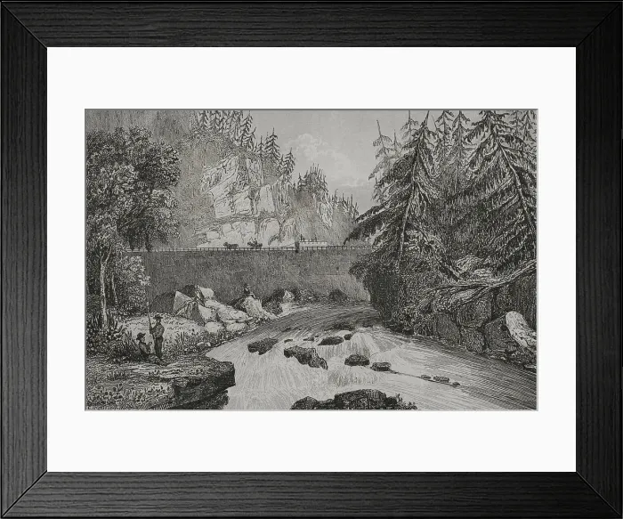 Framed Print : United States, New York State. Little Falls Framed Print : United States, New York State. Little Falls