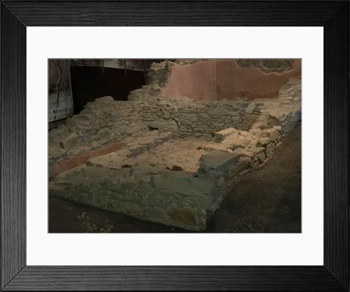 Framed Print : Archaeological Museum of Cambre. Roman Villa of Cambre Framed Print : Archaeological Museum of Cambre. Roman Villa of Cambre