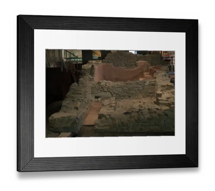 Framed Print : Archaeological Museum of Cambre. Roman Villa of Cambre Framed Print : Archaeological Museum of Cambre. Roman Villa of Cambre