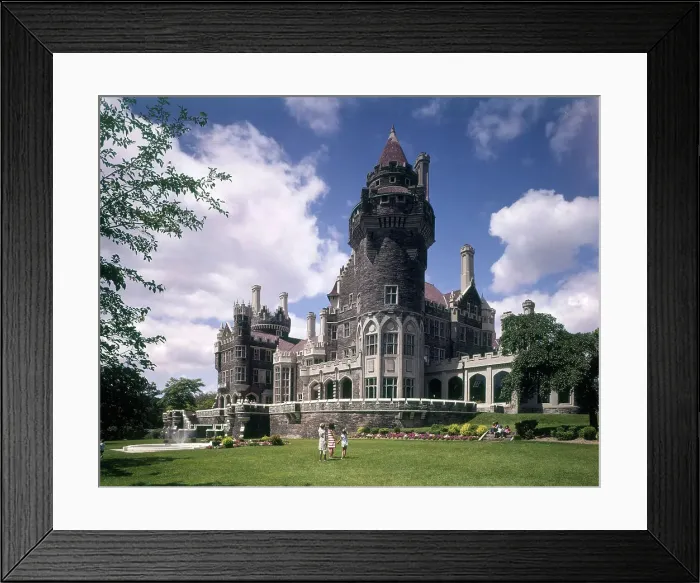 Framed Print : Casa Loma, Toronto, Ontario, Canada Date: circa 1970s Framed Print : Casa Loma, Toronto, Ontario, Canada Date: circa 1970s