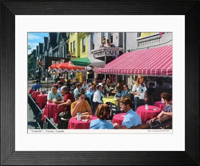 Framed Print : Toronto, Ontario, Canada - Yorkville Framed Print : Toronto, Ontario, Canada - Yorkville