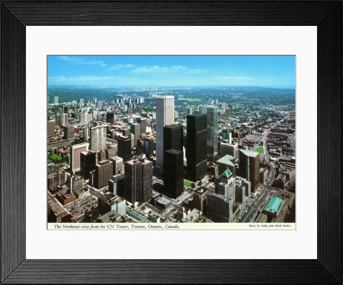 Framed Print : Toronto, Ontario, Canada - Northeast View from the CN Tower Framed Print : Toronto, Ontario, Canada - Northeast View from the CN Tower