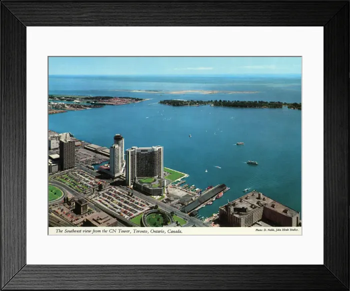 Framed Print : Toronto, Ontario, Canada - Southeast View from the CN Tower Framed Print : Toronto, Ontario, Canada - Southeast View from the CN Tower