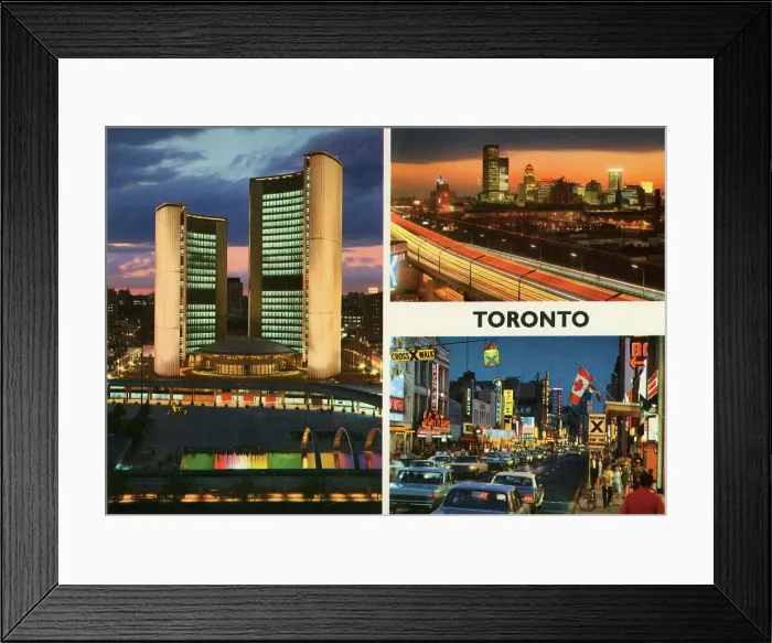Framed Print : Toronto, Ontario, Canada Framed Print : Toronto, Ontario, Canada