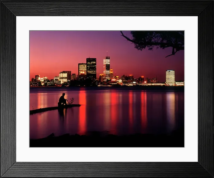 Framed Print : Toronto, Ontario, Canada - The Skyline Illuminated Framed Print : Toronto, Ontario, Canada - The Skyline Illuminated