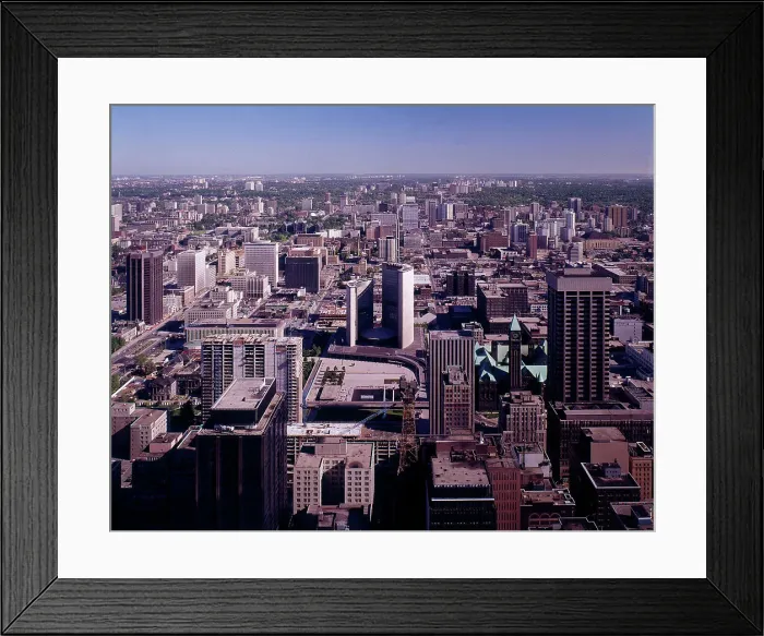 Framed Print : Toronto, Ontario, Canada - View from Toronto Dominion Centre Framed Print : Toronto, Ontario, Canada - View from Toronto Dominion Centre