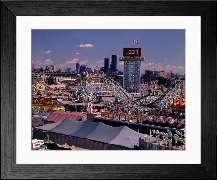 Framed Print : Toronto, Canada - The Midway, Canadian National Exhibition Framed Print : Toronto, Canada - The Midway, Canadian National Exhibition
