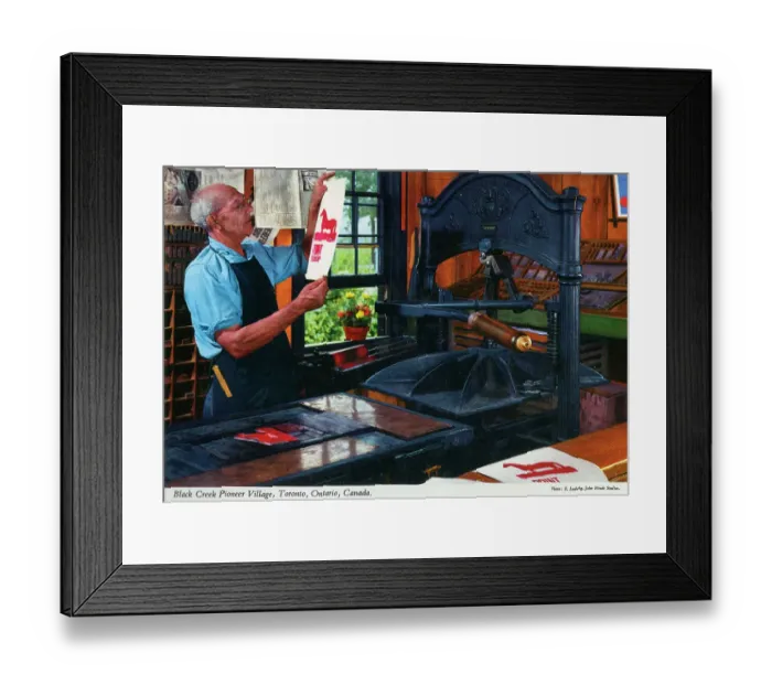 Framed Print : Toronto, Ontario, Canada - Black Creek Pioneer Village Framed Print : Toronto, Ontario, Canada - Black Creek Pioneer Village