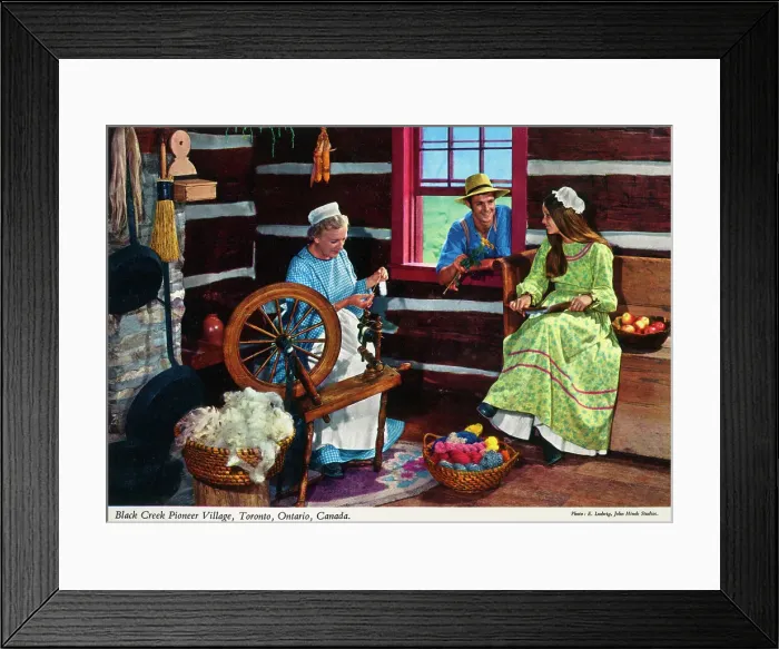 Framed Print : Toronto, Ontario, Canada - Black Creek Pioneer Village