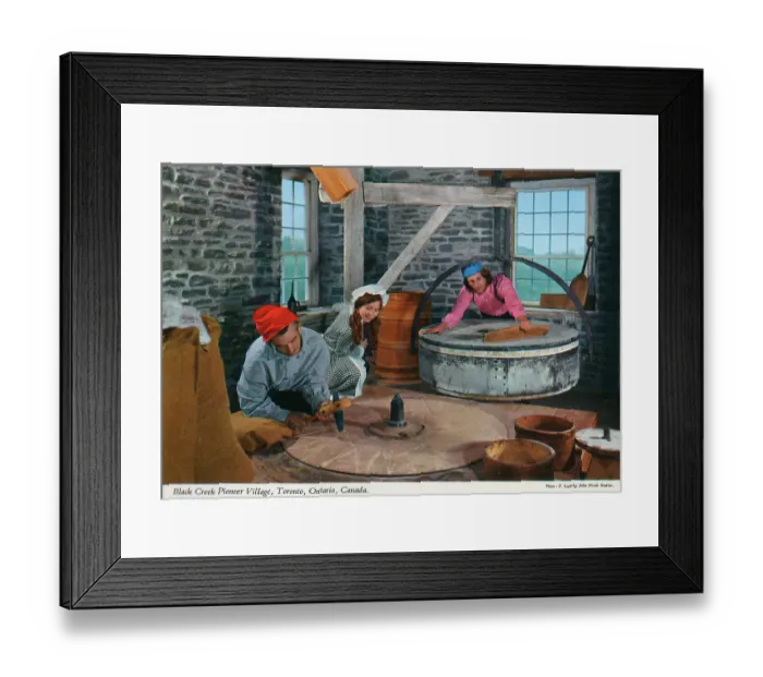 Framed Print : Toronto, Ontario, Canada - Black Creek Pioneer Village