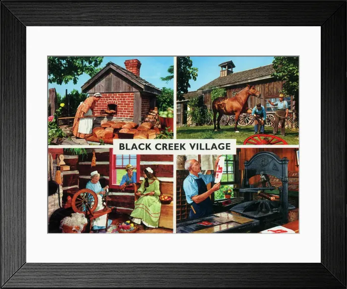Framed Print : Toronto, Ontario, Canada - Black Creek Pioneer Village Framed Print : Toronto, Ontario, Canada - Black Creek Pioneer Village