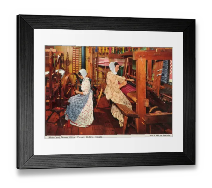 Framed Print : Toronto, Ontario, Canada - Black Creek Pioneer Village