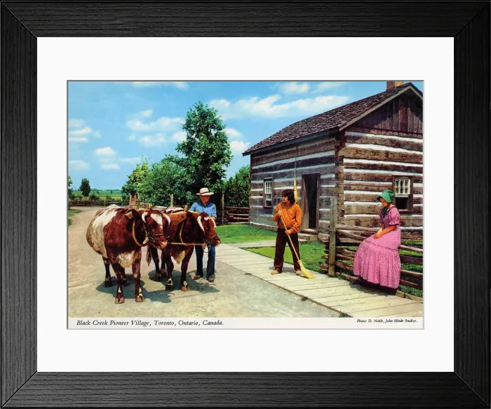 Framed Print : Toronto, Ontario, Canada - Black Creek Pioneer Village