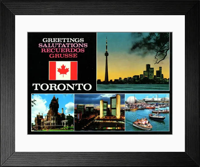 Framed Print : Toronto, Ontario, Canada Framed Print : Toronto, Ontario, Canada