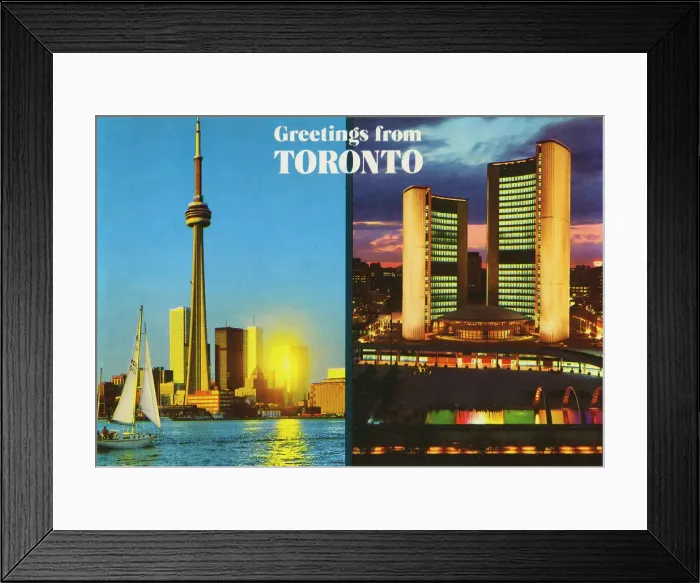Framed Print : Toronto, Ontario, Canada Framed Print : Toronto, Ontario, Canada