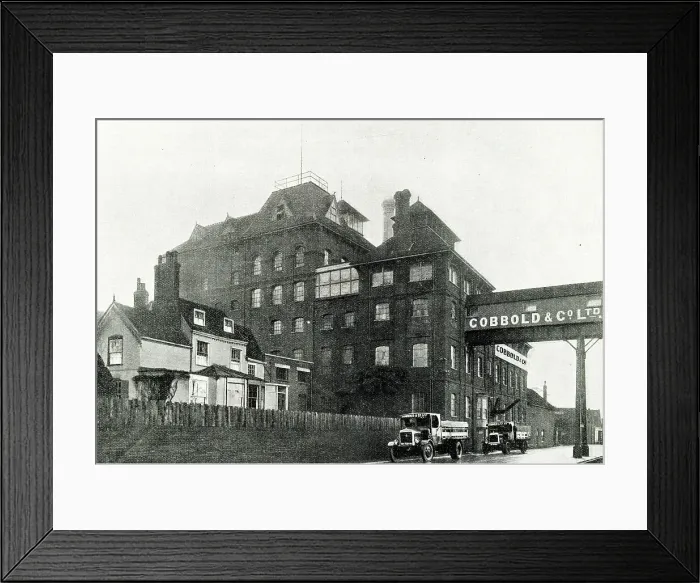 Framed Print : Cobbold & Co Ltd, Cliff Brewery, Ipswich Framed Print : Cobbold & Co Ltd, Cliff Brewery, Ipswich
