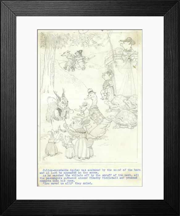 Framed Print : Illustration, Foxy the Footpad, by Dorothy Wheeler Framed Print : Illustration, Foxy the Footpad, by Dorothy Wheeler