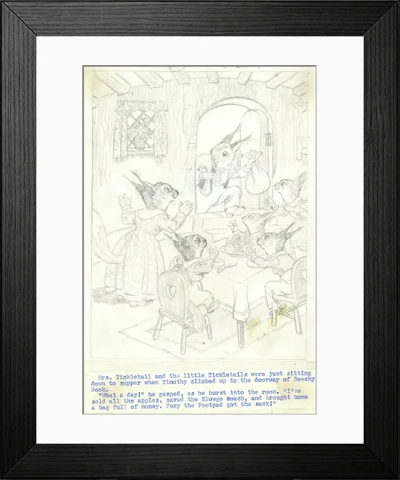 Framed Print : Illustration, Foxy the Footpad, by Dorothy Wheeler Framed Print : Illustration, Foxy the Footpad, by Dorothy Wheeler