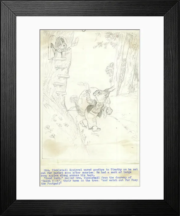 Framed Print : Illustration, Foxy the Footpad, by Dorothy Wheeler