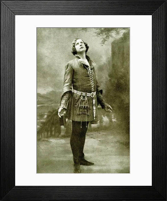 Framed Print : Edmond Warnery, opera singer Framed Print : Edmond Warnery, opera singer
