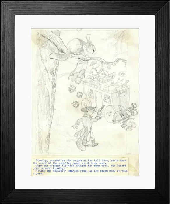 Framed Print : Illustration, Foxy the Footpad, by Dorothy Wheeler Framed Print : Illustration, Foxy the Footpad, by Dorothy Wheeler