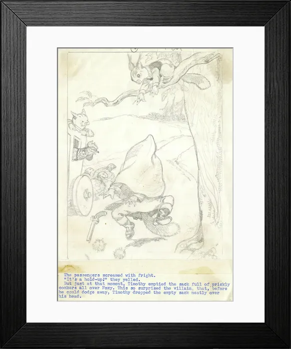 Framed Print : Illustration, Foxy the Footpad, by Dorothy Wheeler Framed Print : Illustration, Foxy the Footpad, by Dorothy Wheeler