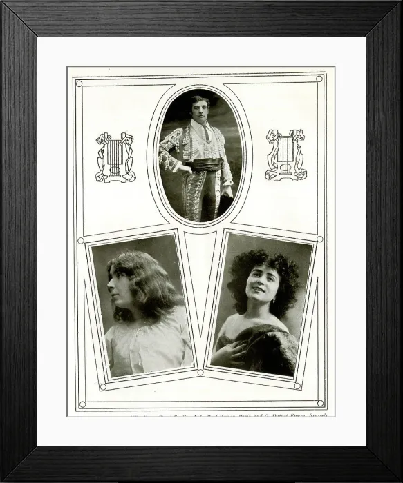 Framed Print : Maurice D'Oisly, Helene Demellier and Zorah Dorly Framed Print : Maurice D'Oisly, Helene Demellier and Zorah Dorly