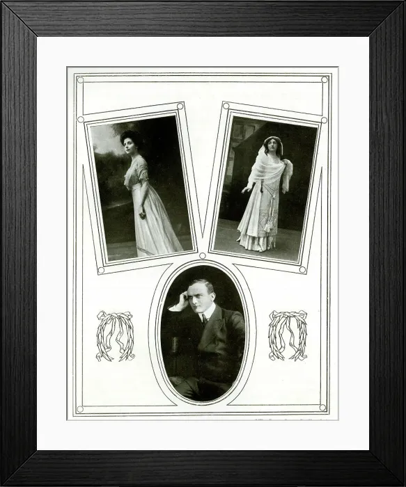 Framed Print : Amy Evans, Edith Evans and Fernando Gianoli-Galletti Framed Print : Amy Evans, Edith Evans and Fernando Gianoli-Galletti