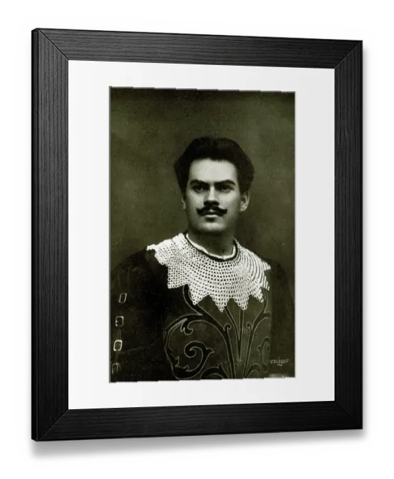 Framed Print : Riccardo Martin, opera singer Framed Print : Riccardo Martin, opera singer