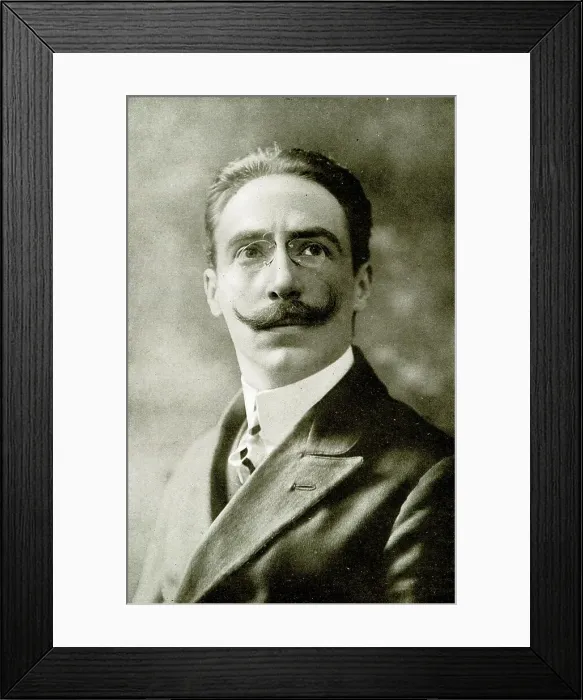 Framed Print : Ettore Panizza, orchestral conductor Framed Print : Ettore Panizza, orchestral conductor
