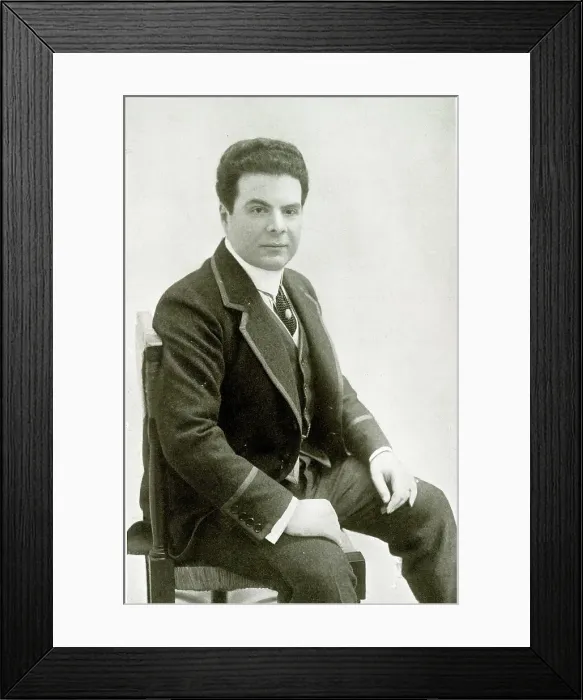 Framed Print : G Mario Sammarco, opera singer Framed Print : G Mario Sammarco, opera singer