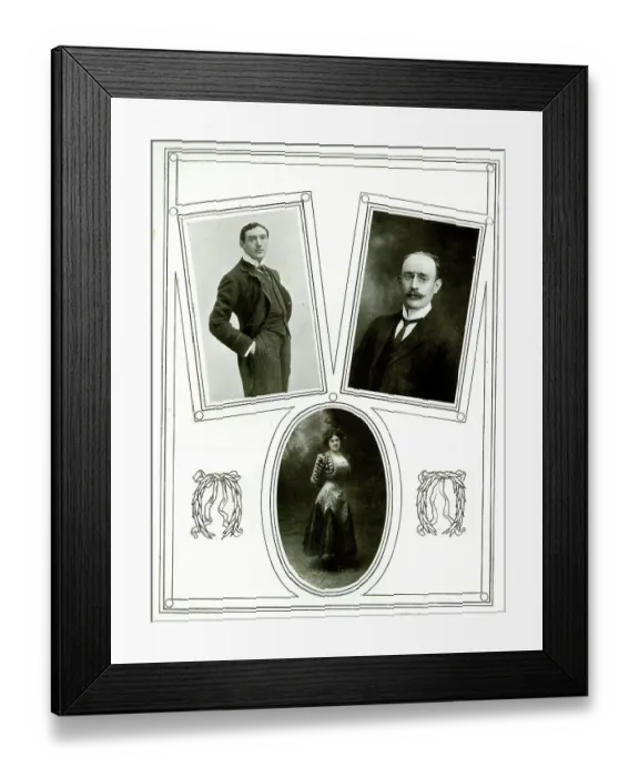 Framed Print : Vanni Marcoux, H G Moore and Lalla Miranda Framed Print : Vanni Marcoux, H G Moore and Lalla Miranda
