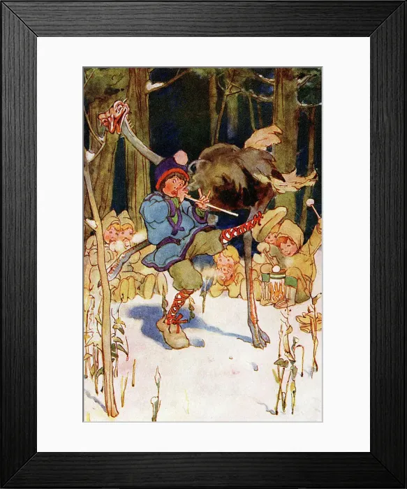 Framed Print : Illustration, The Story of Peter Pan Framed Print : Illustration, The Story of Peter Pan