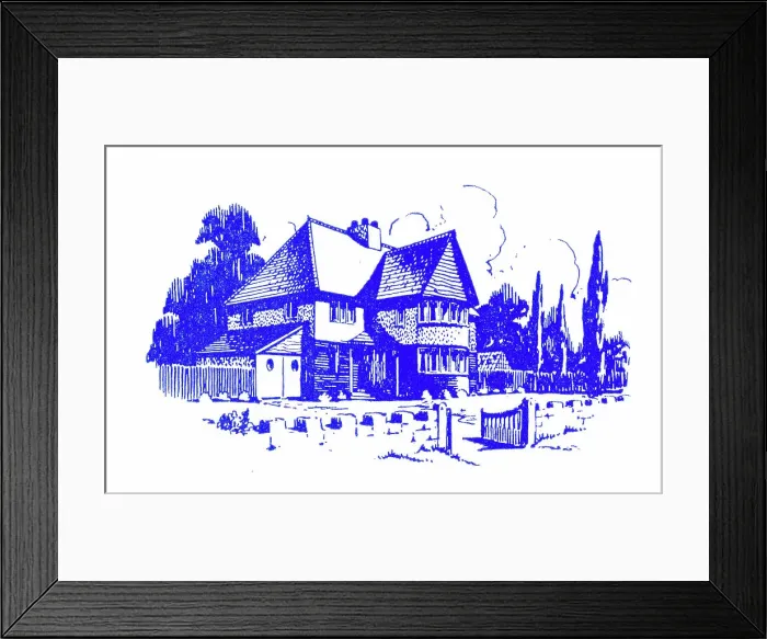 Framed Print : Detached house Framed Print : Detached house
